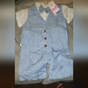 Shorts Suit For Boys 2 Piece Slim Fit Summer Suits Kids Tuxedos Outfits Blazer Shorts Set For Beach Wedding